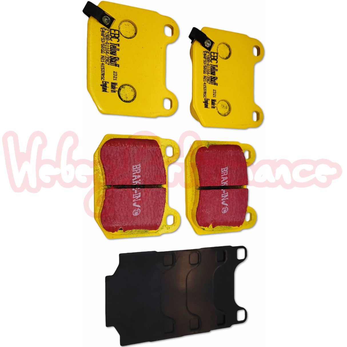 EBC Bremsbelagsatz Yellowstuff STI Hinterachse - EBC DP41537R
