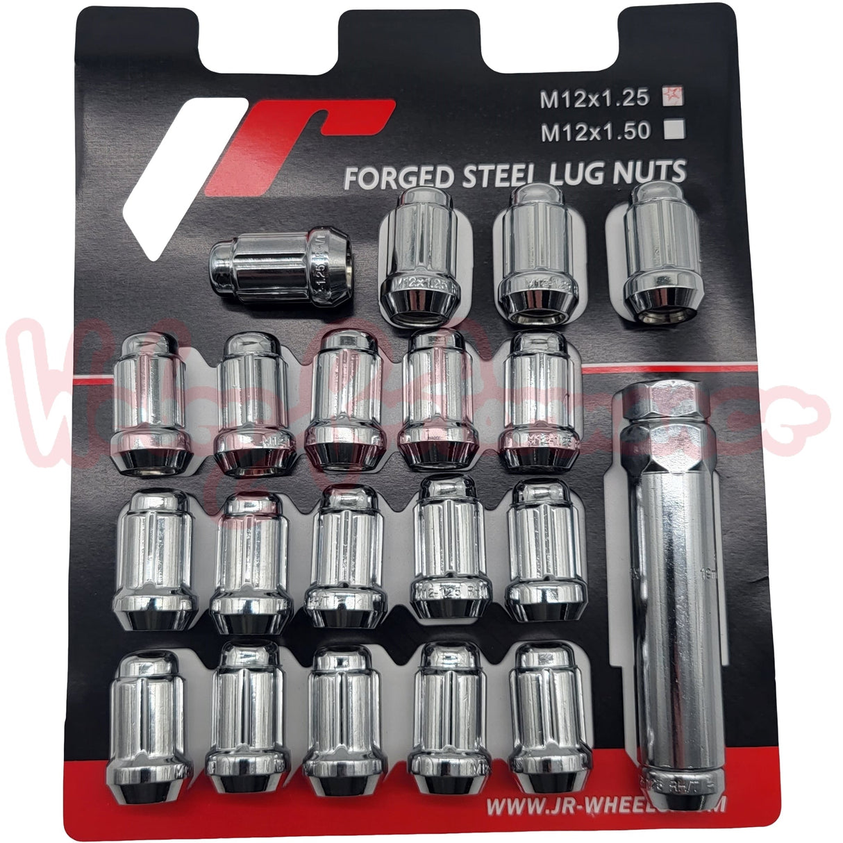 JapanRacing Lugnuts chrom (geschlossen, M12x1.25) - JapanRacing JN2S-12125C