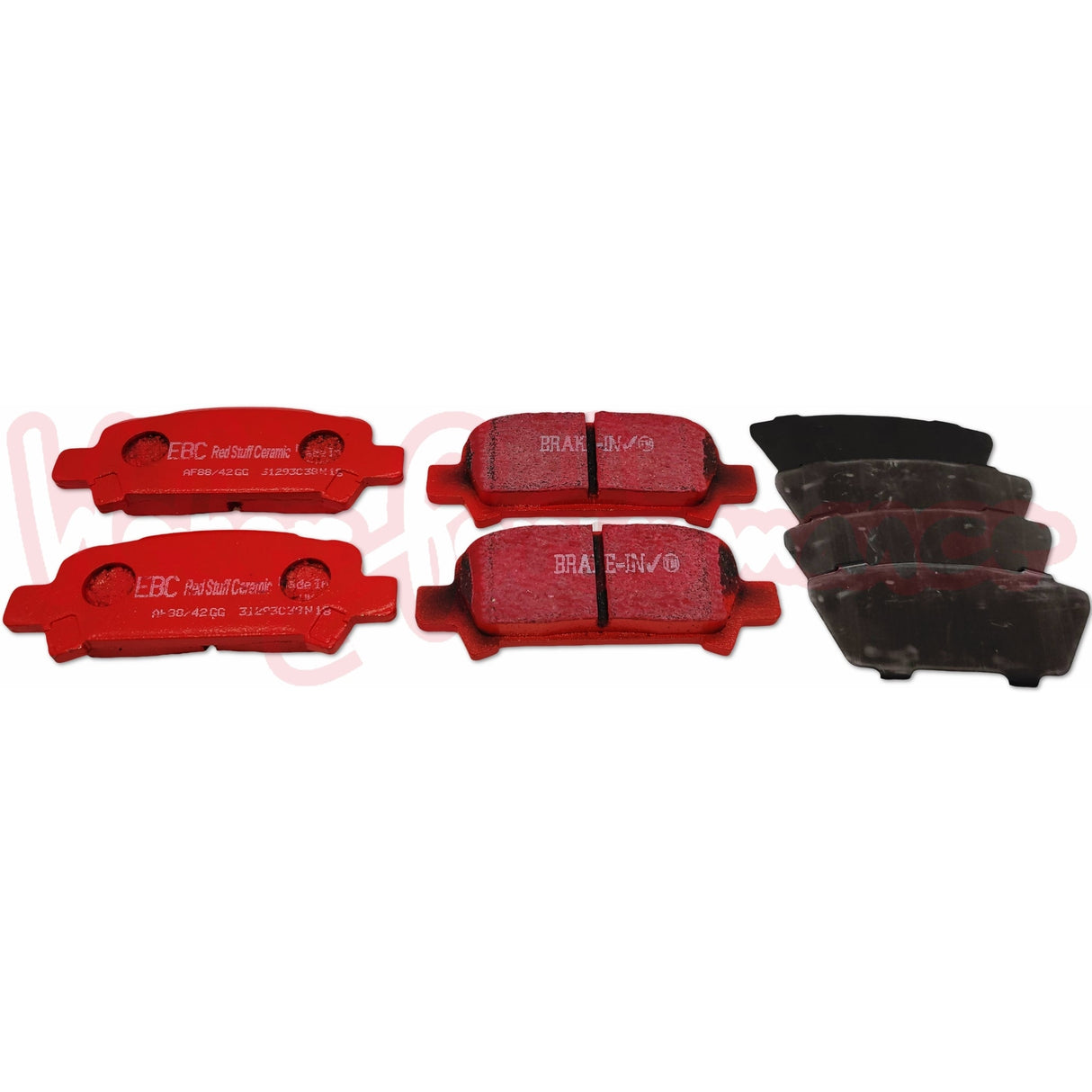 EBC Bremsbelagsatz Redstuff GT 98-00 Hinterachse