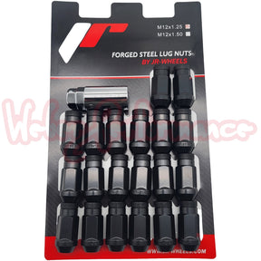 JapanRacing Lugnuts schwarz (offen, M12x1.25) - JapanRacing JN1-12125BK