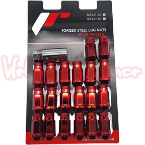 JapanRacing Lugnuts rot (offen, M12x1.25) - JapanRacing JN1-12125R