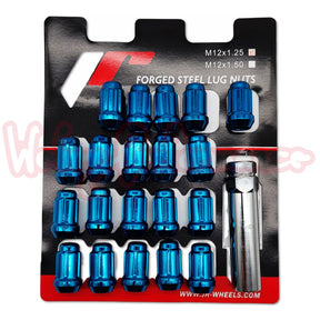 JapanRacing Lugnuts blau (geschlossen, M12x1.25) - JapanRacing JN2S-12125BL