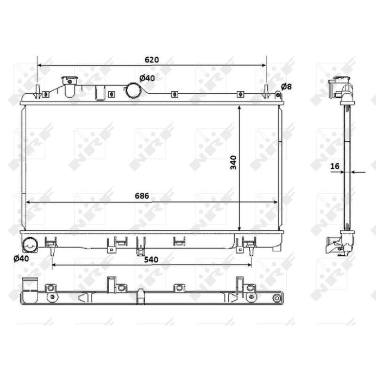Wasserkühler STI 08-13