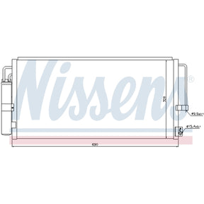 Klimakondensator 01-07 - Nissens 94884