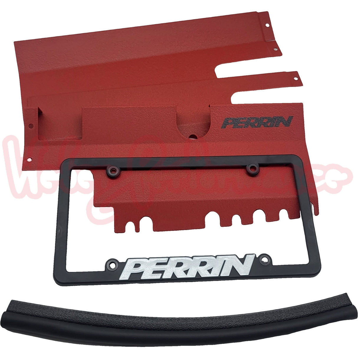 Perrin Kühlleitblech WRX STI 14+ rot